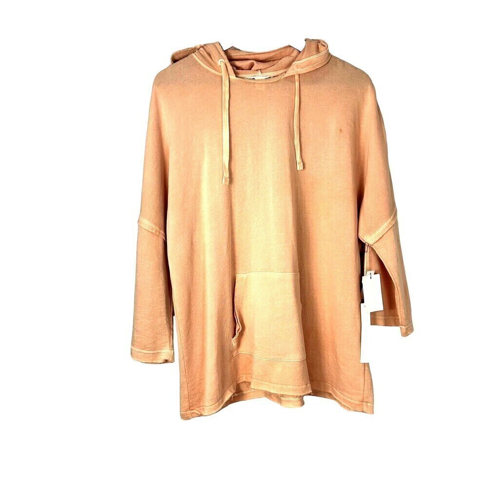 Caslon Peach Hooded Pullover Sweatshirt